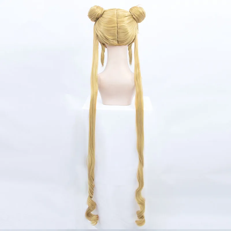 Классический японский парик для косплея аниме Сейлор Мун Usagi Tsukino длинный ролевых