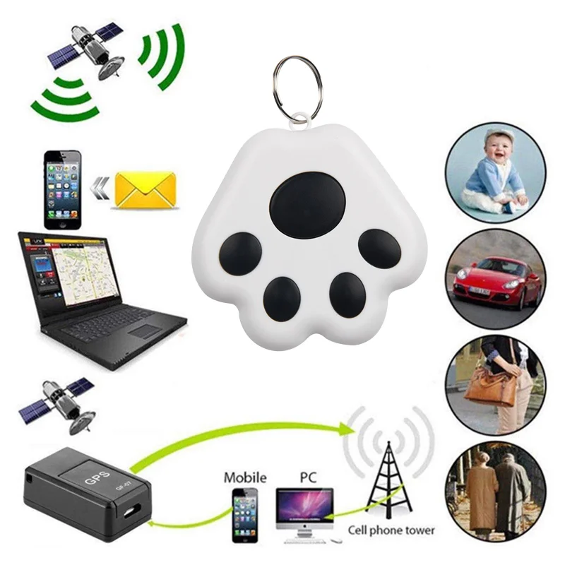 Portable Mini Cat Dog Pet Tracking Locator Bluetooth 5.0 Hidden GPS Anti-lost Tracking Device For Pet Mobile Key Finder Tools images - 6