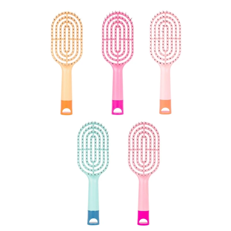 

Professional Hollow Out Hair Brush Comb Anti-Static Scalp Massage Wet Dry Hairs Combs Hairdressing Styling Tools