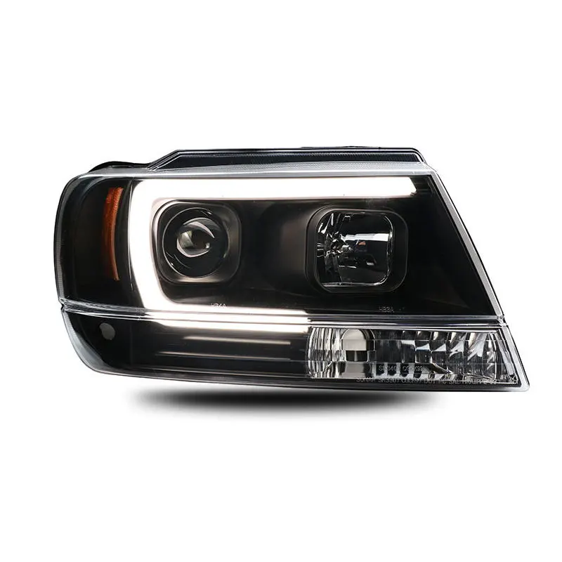 

Apply to car bupmer head light for 09-14 Jeep Cherokee headlight car accessories LED bulbs Cherokee headlamp Headlight assembly