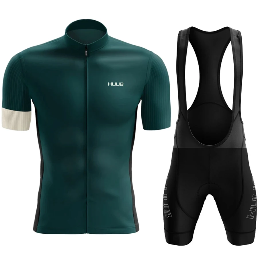 

HUUB Bike Cycling Jersey Set 2022 Men's Summer Short Sleeve Mountain Uniform Ropa Ciclismo Cycling Maillot Cycling Clothing Suit