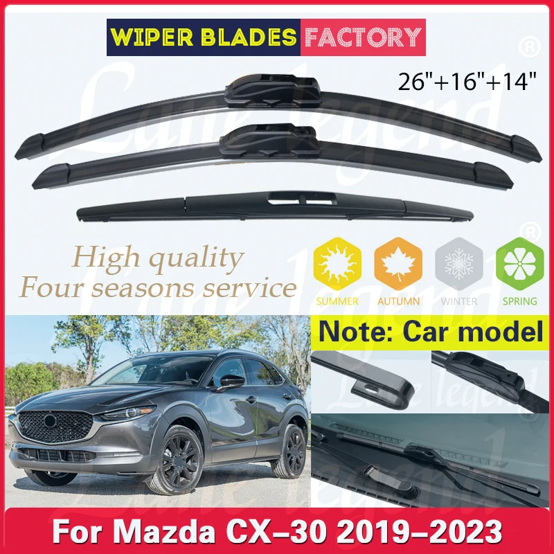 Для Mazda CX-30 CX30 CX 30 2019 2020 2021 2022 2023 автомобильные Передние Задние щетки