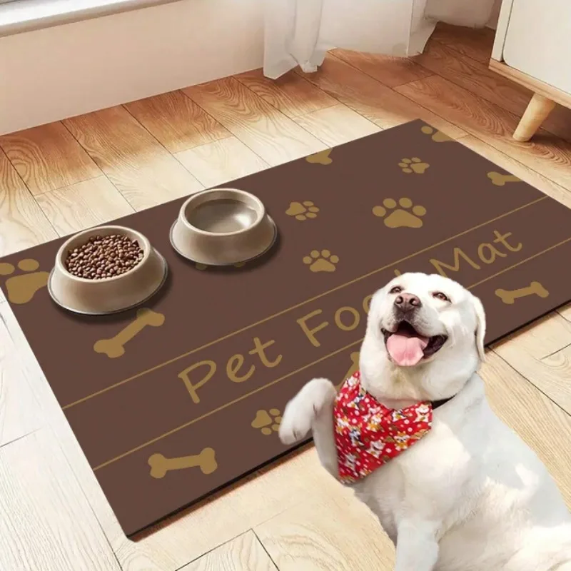 Быстросохнущий Небьющийся Коврик Для Кормления Домашних Животных Собак И Кошек