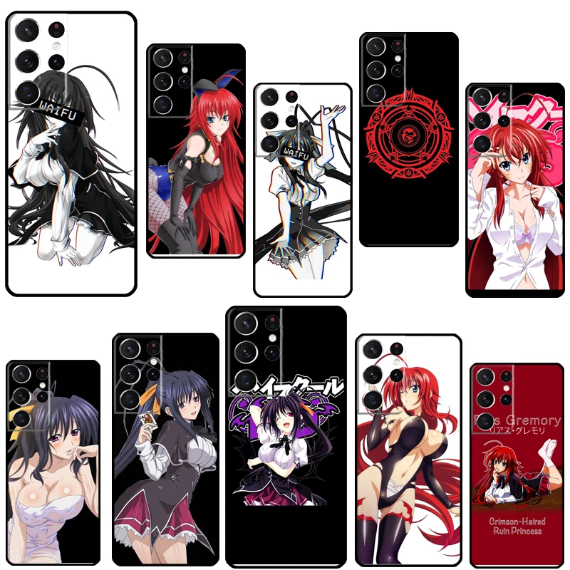 Чехол Akeno Rias Gremory для Samsung Galaxy S22 S21 Note 20 Ultra 10 S8 S9 S10 Plus S20 FE | Мобильные телефоны и