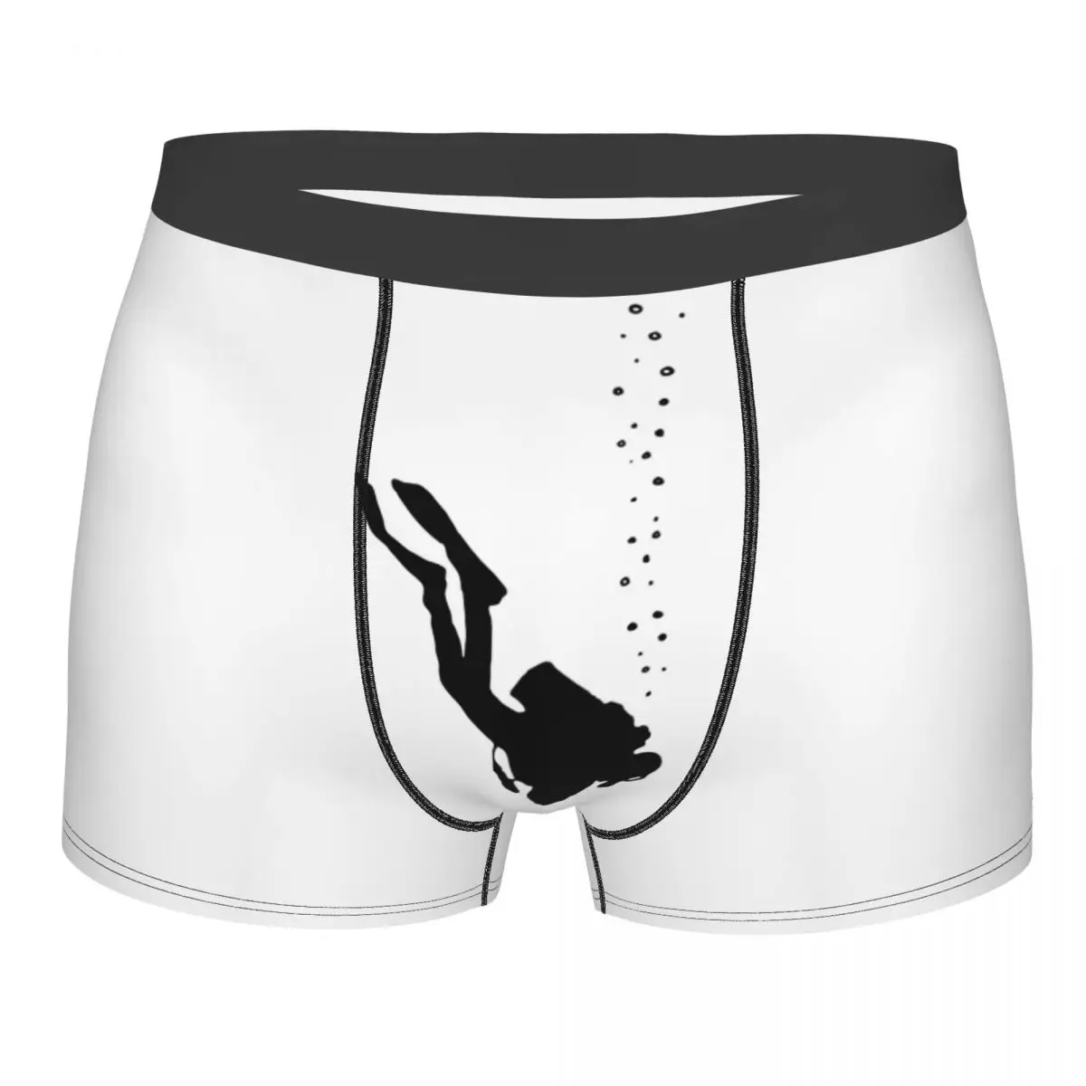 

Diving Scuba Diver Water Sports Man Underwear Boxer Briefs Shorts Panties Funny Soft Underpants for Homme S-XXL