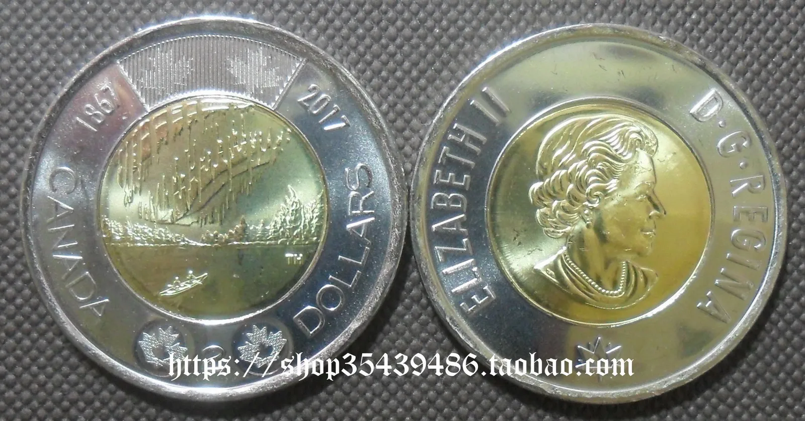 

America-Canada Federation 2017 the 150 Th Anniversary of the Founding of the Federation 2 Yuan Bimetal Commemorative Coin