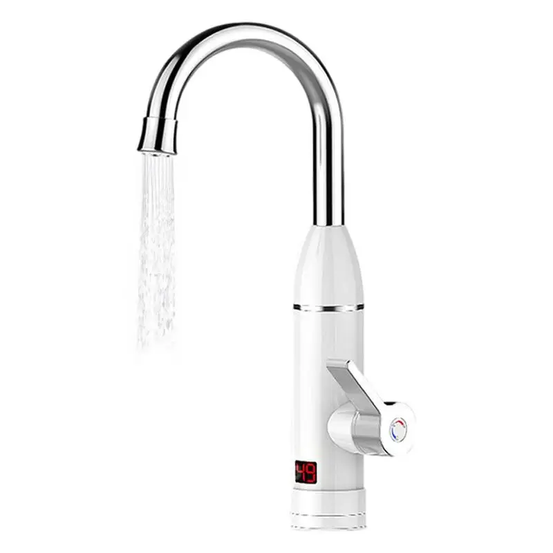 

Water Heating Faucet Instant Hot Water Dispenser With LED 3000W Hot Water Heater Faucet Instant Tankless Fast Heating Tap Water