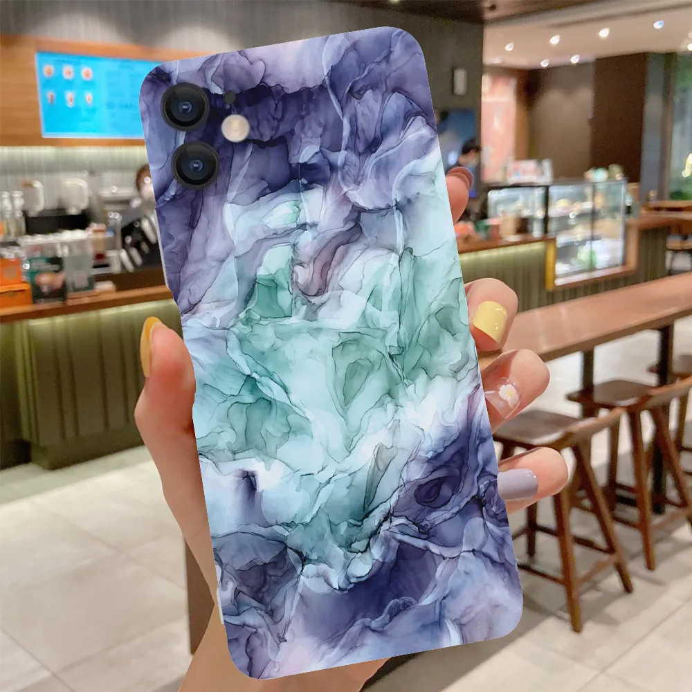 Акварельный мраморный чехол для Oneplus 9 8 Pro Nored 2 5G 8T 7 6 6T One Plus 1 + окрашенный