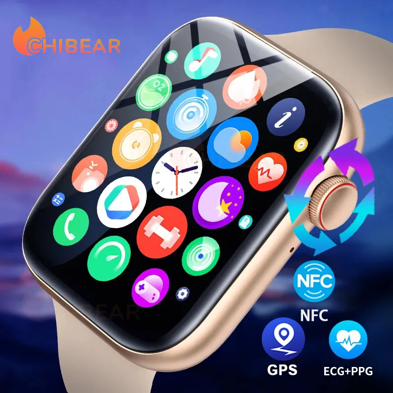 Экг +PPG 1 81 дюйма Bluetooth Call Smartwatch мужчины поддерживают 120 спортивных GPS фитнес треков