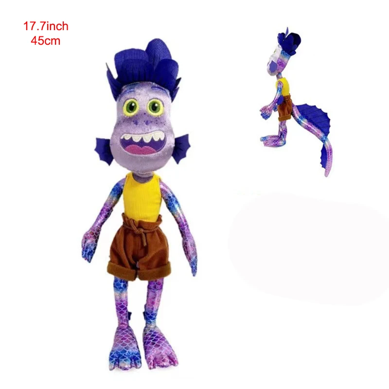 Милые плюшевые игрушки Disney Люка Альберто морской монстр Мультяшные Аниме