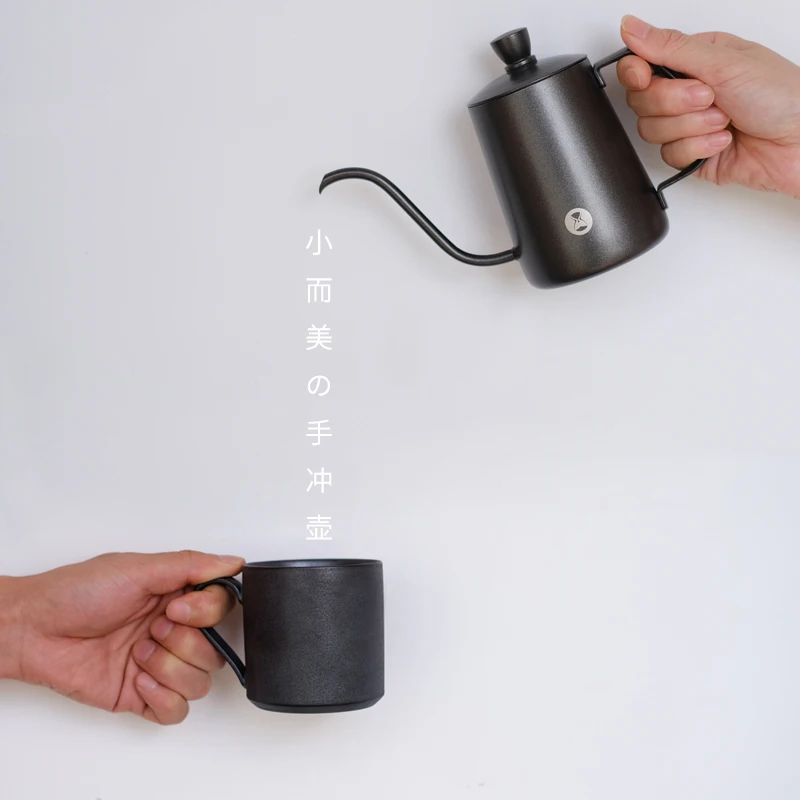 

Thin Mouth Coffee Pot Gooseneck Drip Stainless Steel Hand Punch Long Spout Coffee Pot Kitchen Bule De Cafe Coffeeware 50