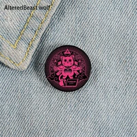 cat god cartoon printed pin custom funny brooches shirt lapel bag cute badge cartoon cute jewelry gift for lover girl friends