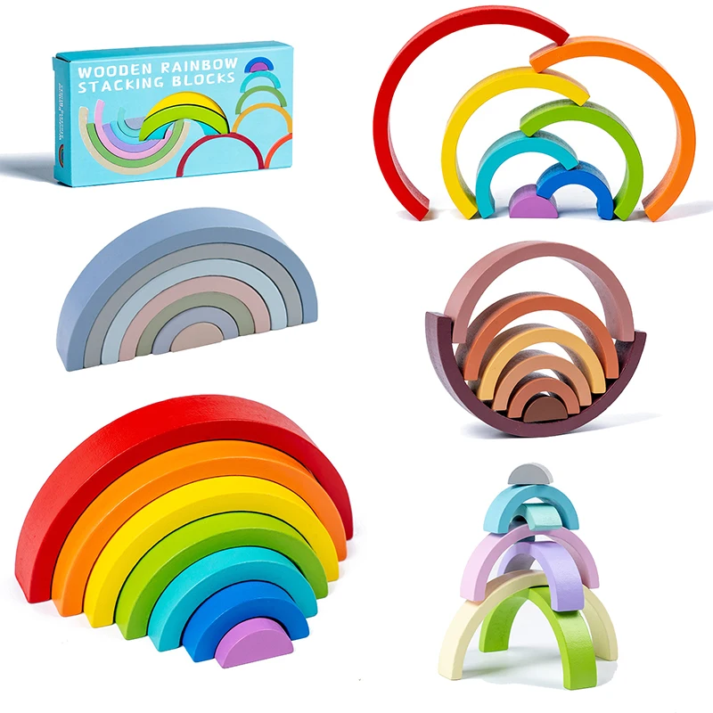 Детский Деревянный конструктор Мост арки |