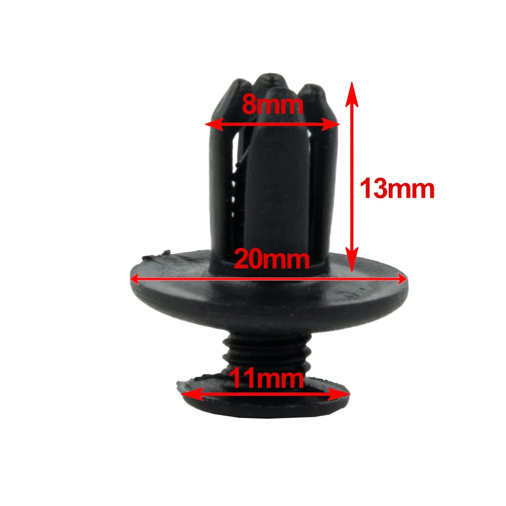 Fender Body Moulding Clips Rivet Retainer For Mazda 3 6 Car Clips Accessories