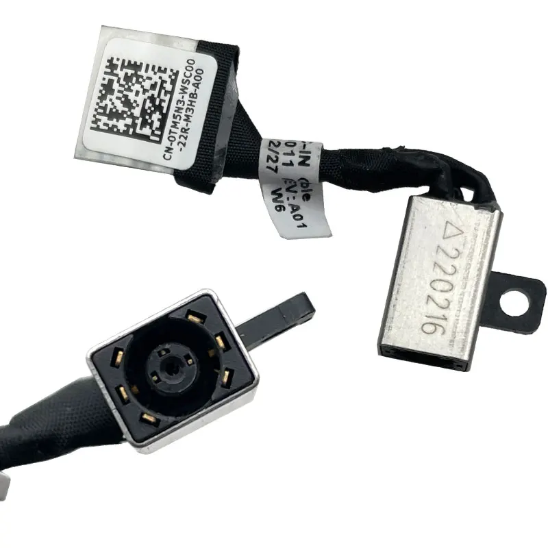 Вставной кабель питания постоянного тока для Dell Latitude 3400 3500 Inspiron 5584 5583 P86F P85F DC-IN 0TM5N3