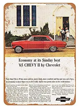 

Rustic Nova SS Coupe Vintage Look Metal Sign