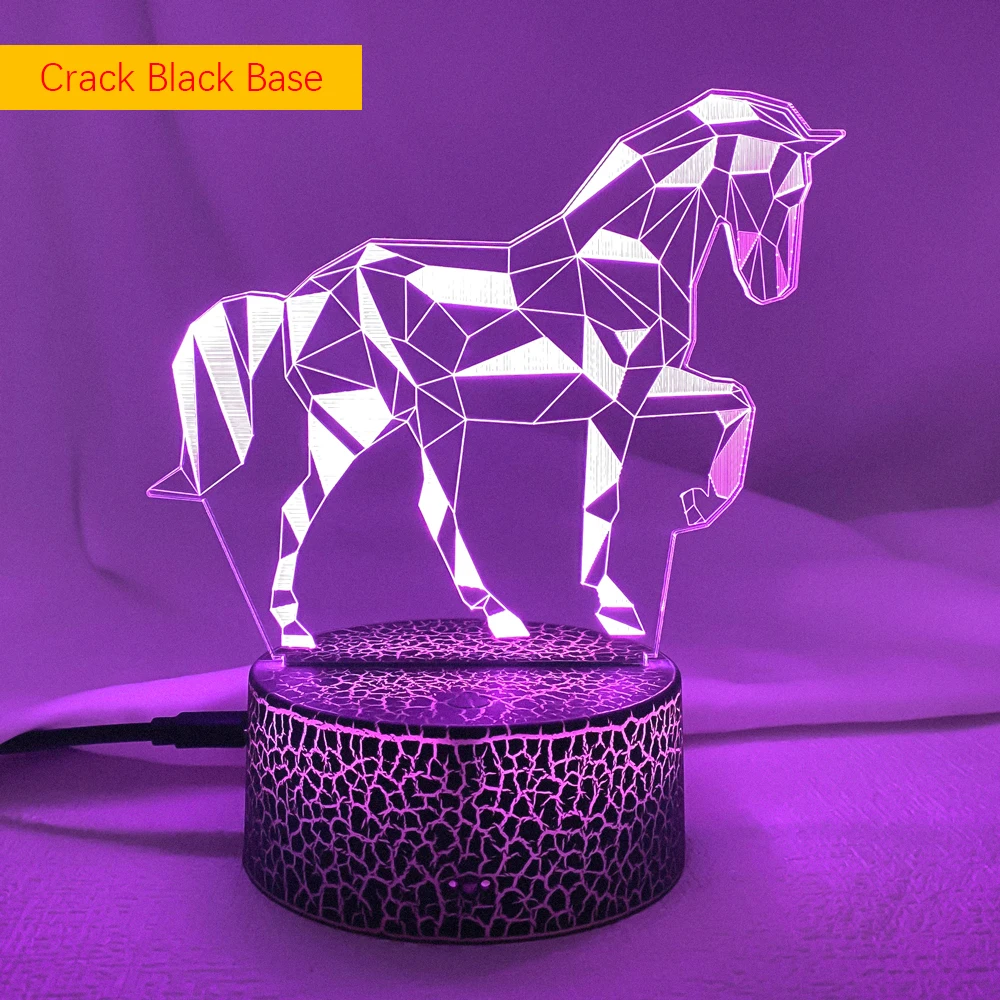 

Ночник 3D лошадь Sololandor