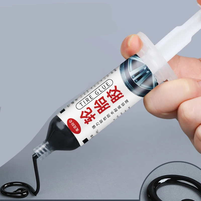 Жидкий клей для ремонта шин 30 г сильные клеи резины черный мягкий каучук
