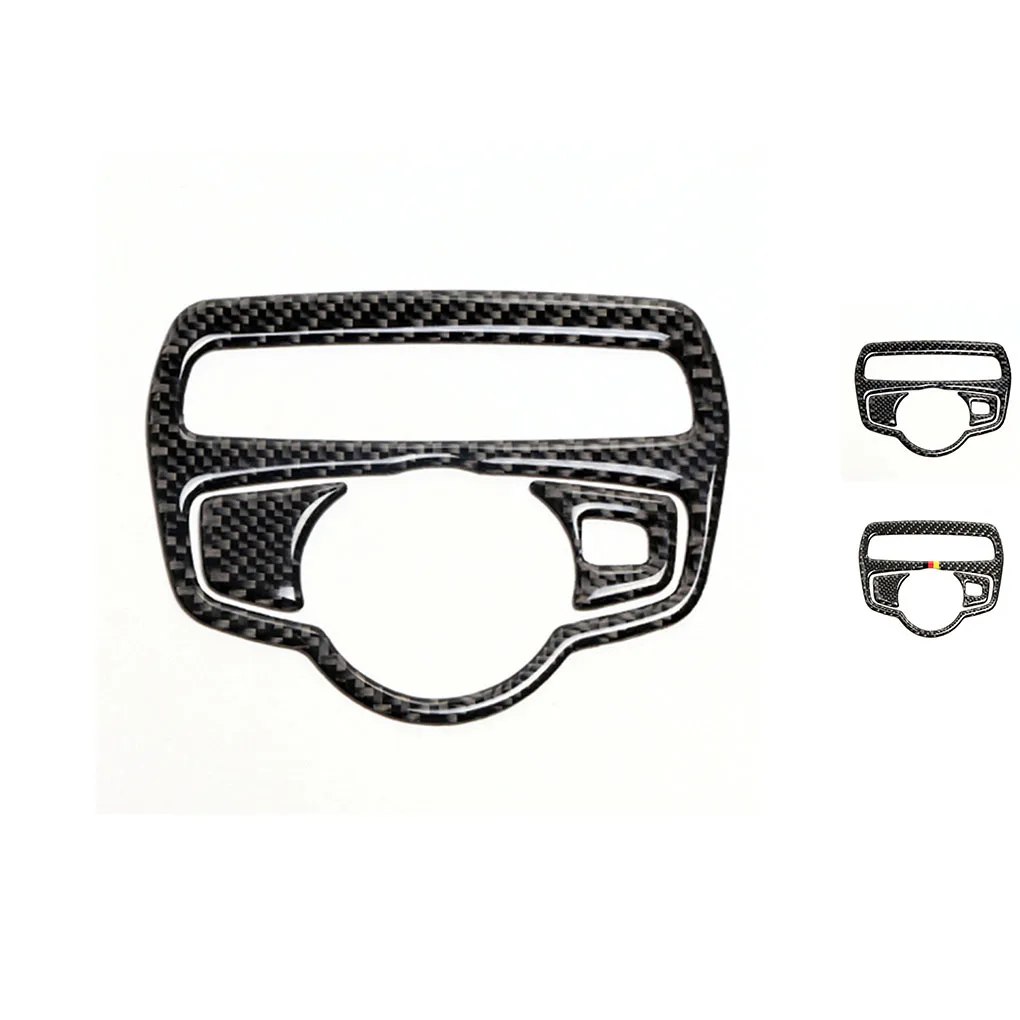 

3 шт., углеродное волокно, автомобильный переключатель фар, рамка, наклейки для Mercedes C Class C200/GLC260 180L