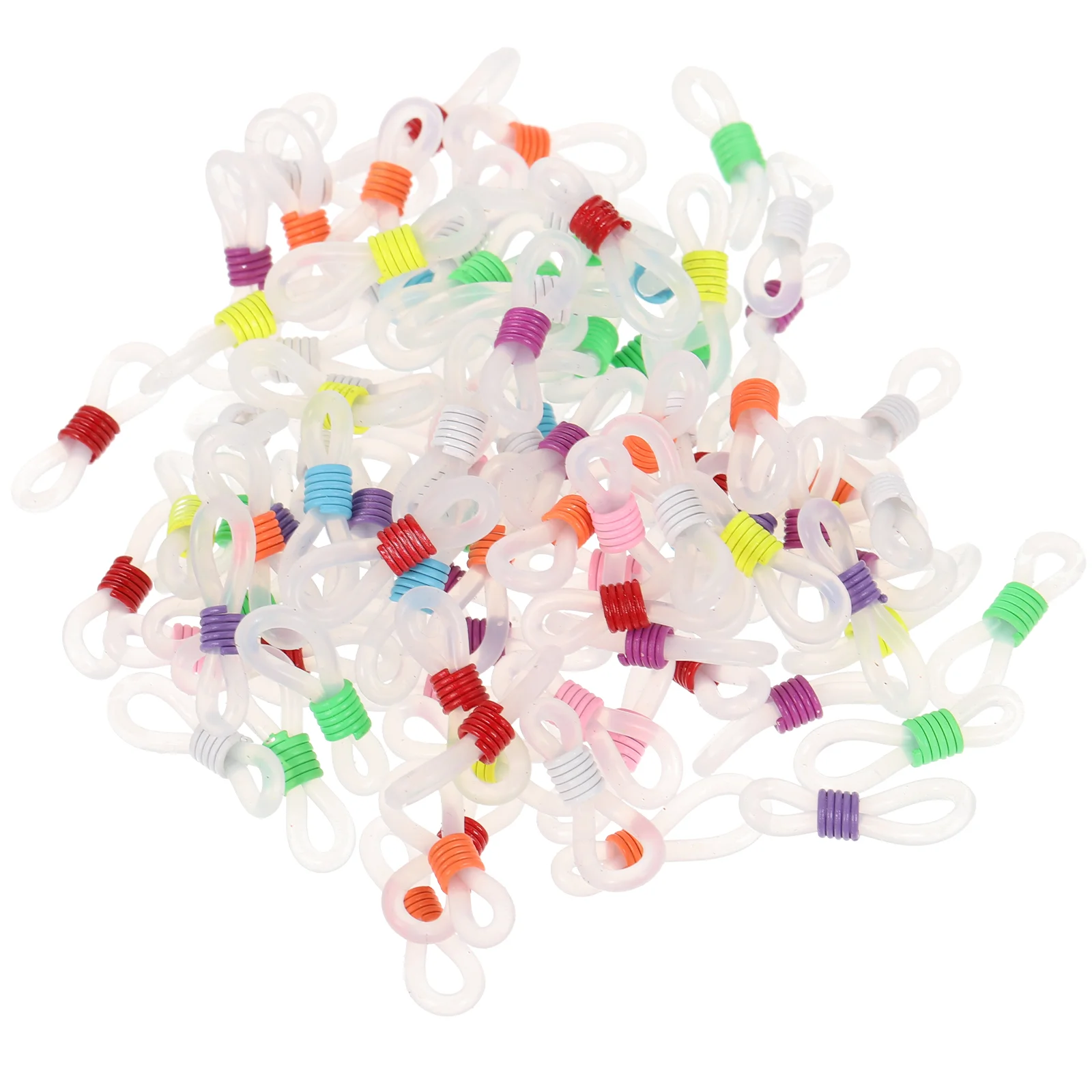 100 шт. веревка для очков ушной крючок соединительная цепочка резиновые Концевики