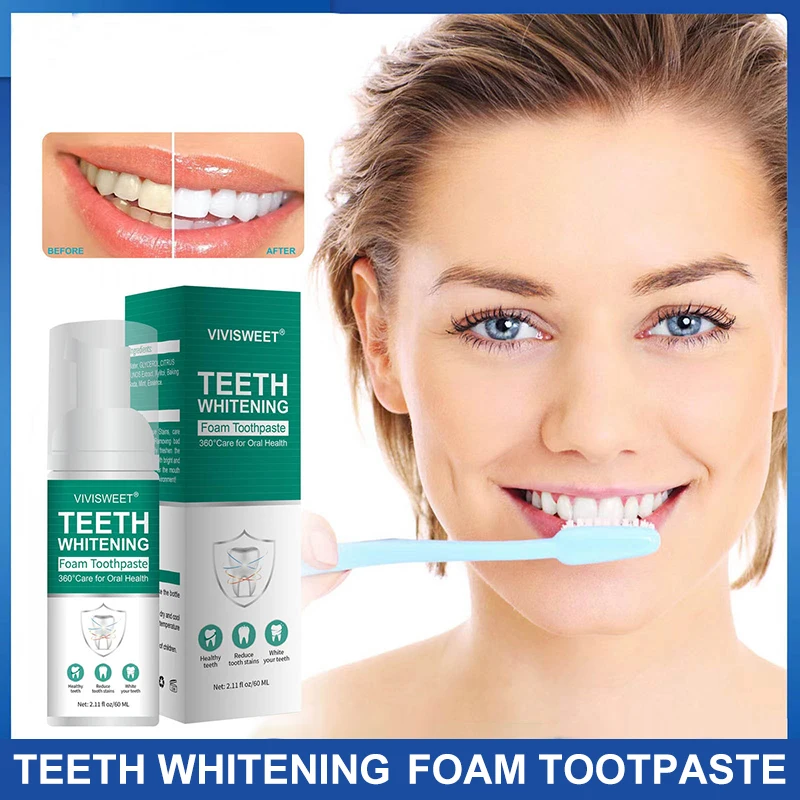 

Oral Hygiene Teeth Whitening Press Toothpaste Refreshes Breath Stains Removal Dental Cleansing Tooth Whitening Products New
