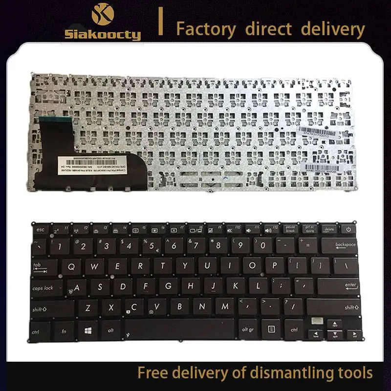 

Siakoocty новая клавиатура для ASUS UX21 UX21A английская черная клавиатура для ноутбука