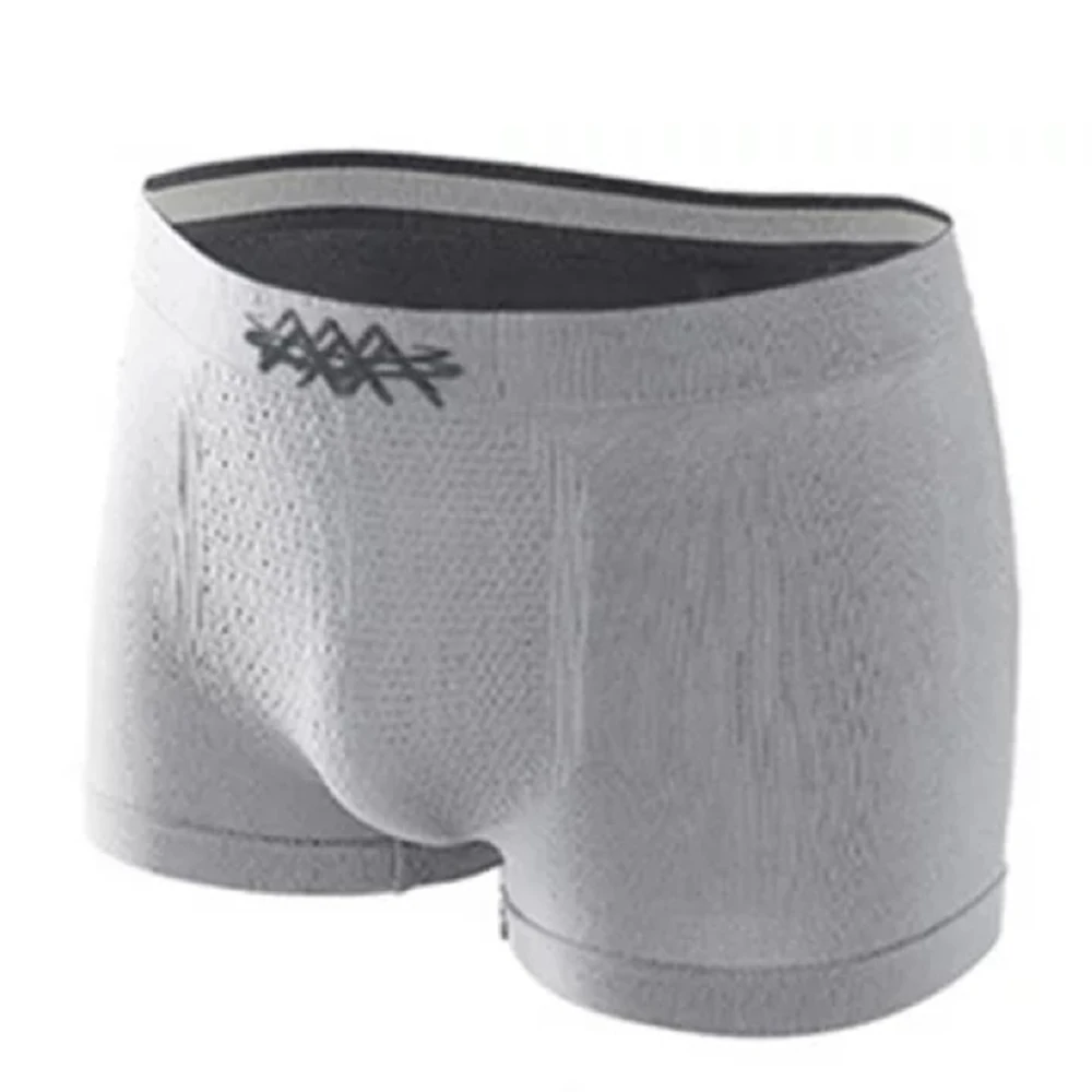 Mens Underwear Mesh Boxers Lingerie Shorts Breathable Trunks Underpants Knickers Shorts Quick-Drying Pouch Swimwear 2022