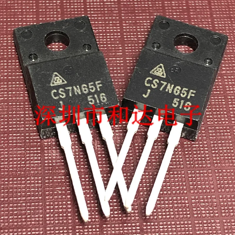 10шт CS7N65F F 650В 7А