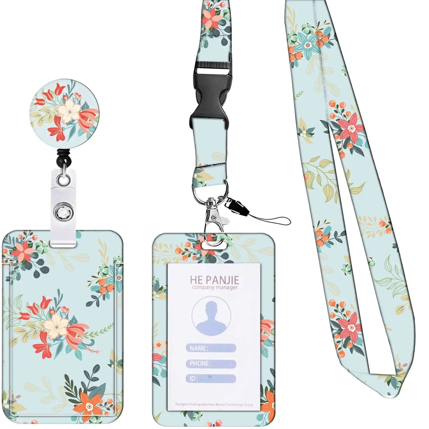 

Пасторальный брелок-ретрактор для бейджа 3 предмета