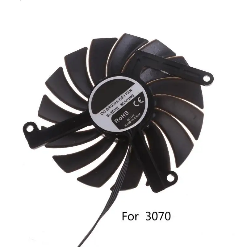 Охлаждающий вентилятор 31BA Кулер для видеокарты для INNO3D GeForce RTX3070 LHR 8 ГБ TWINX2 Черный (art.: 3920d4e4d4560) - 3920d4e4d4560