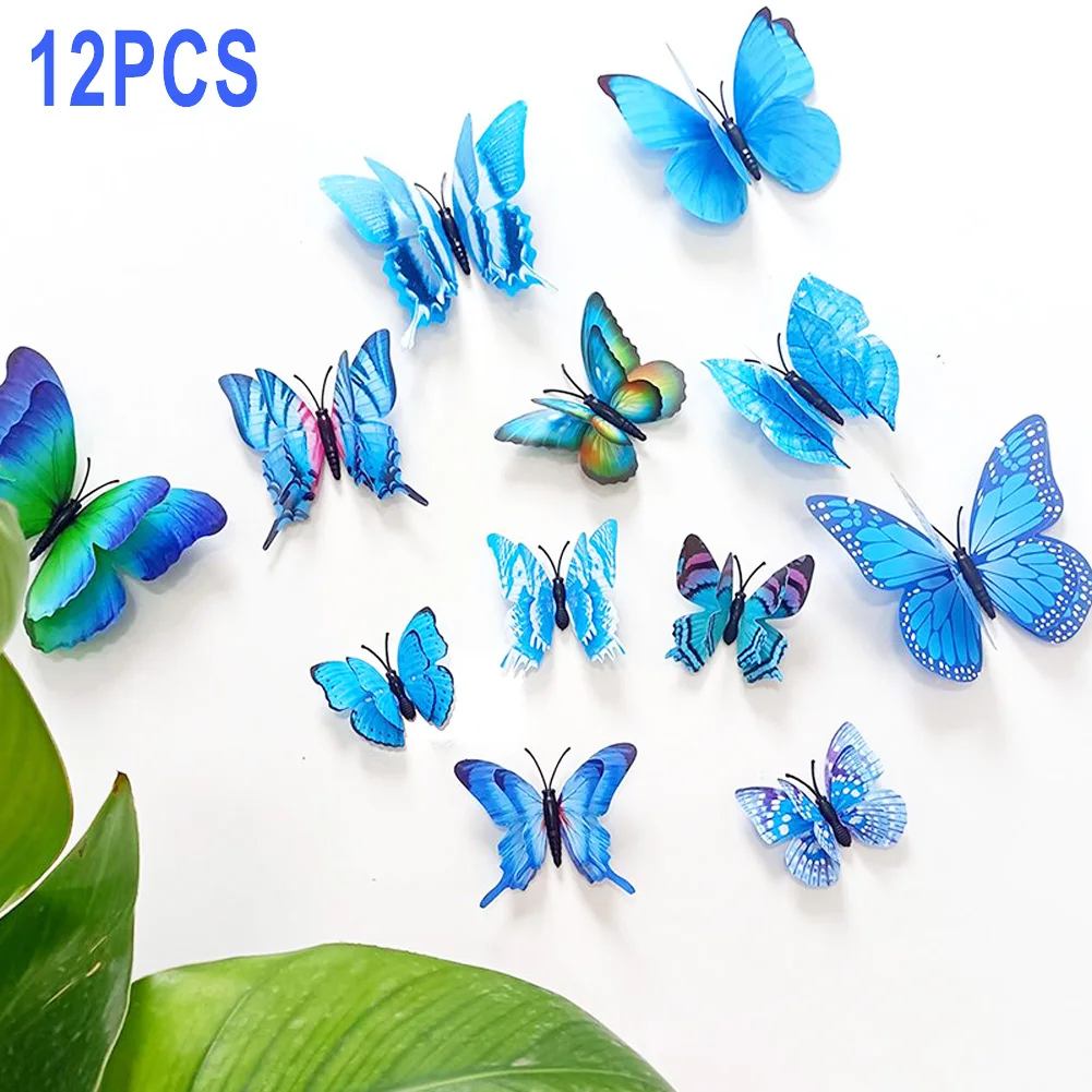 3D Butterflies Wall Stickers Home Decor Butterflies For Wedding Decoration Magnet Butterflies Fridge Stickers Home Decoration