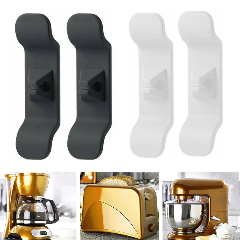 

2/4Pcs Cord Organizer For Kitchen Appliances Fixed Cable Cord Wire Storage Holder Charging Data Cable Protector Winder Set