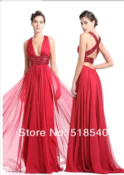 

robe de soiree 2018 backless vestido de festa longo red long crystal beading evening party prom gown mother of the bride dresses