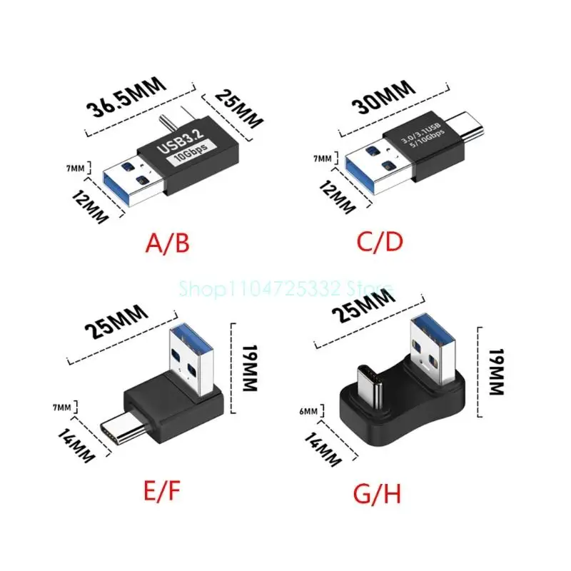 Адаптер USB C для ноутбука, быстрая передача данных, подключение традиционных USB -устройств к портам типа C (art.: 3920cda372f7e) - 3920cda372f7e