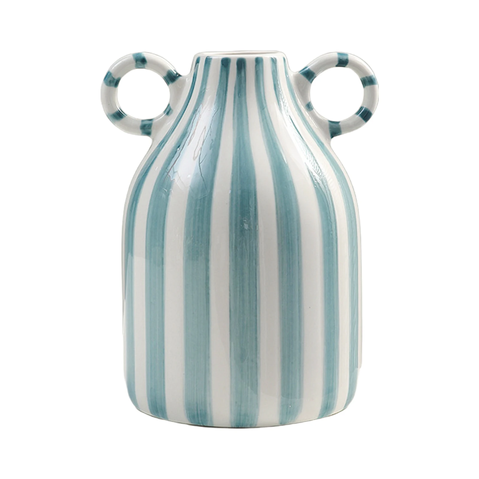 

Керамическая ваза ACRDDK полосатая