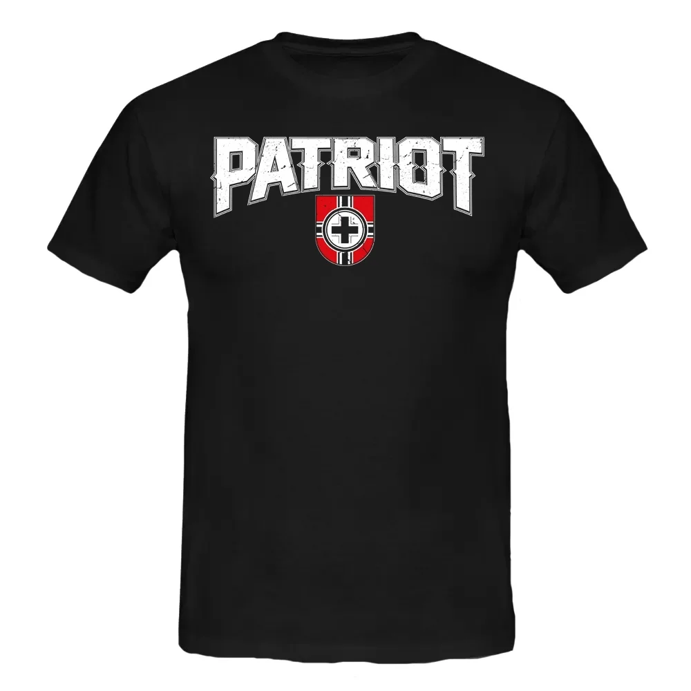 

Men Clothing German Empire Battle Flag Patriot TShirt Creative Retro T Shirt Summer Male XS-4XL Roupas Masculinas Camisetas