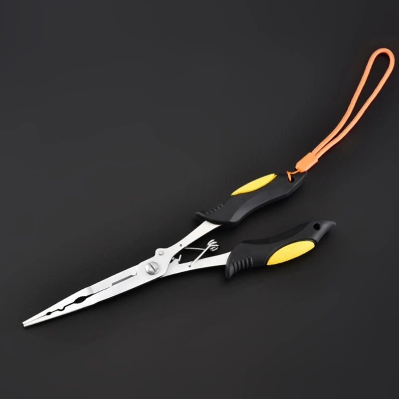 

Stainless Steel Fishing Lip Holder Plier Line Cutter Clamp Hook Remover Tackle