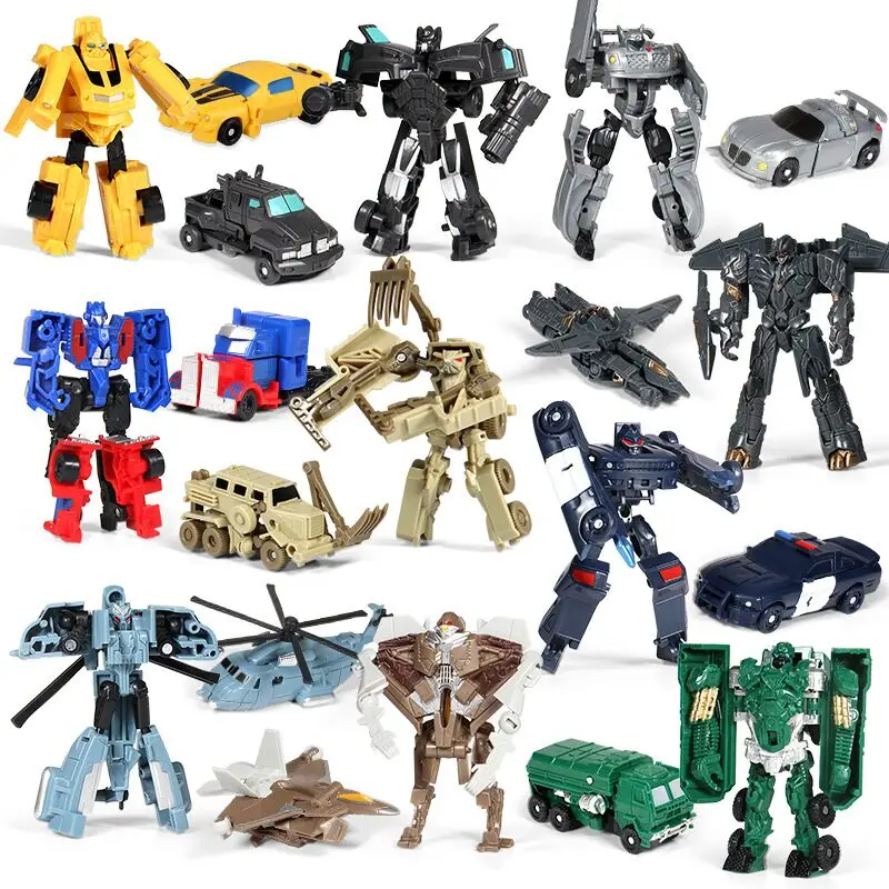

DIY Mini Transformation Robot Toys 2 in 1 Deformed Car Toy Robots Toys For Kids Children Toys Gift