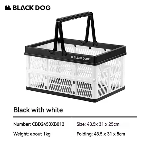 Naturehike-Blackdog складная корзина для хранения 26 л черная