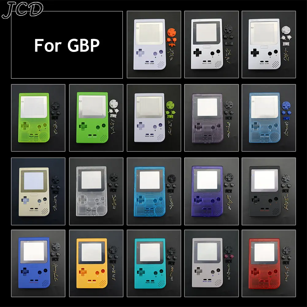 

JCD Full Case Housing Shell Replacement for Gameboy Pocket Game Console for GBP Protective Case Cover with Buttons Kit