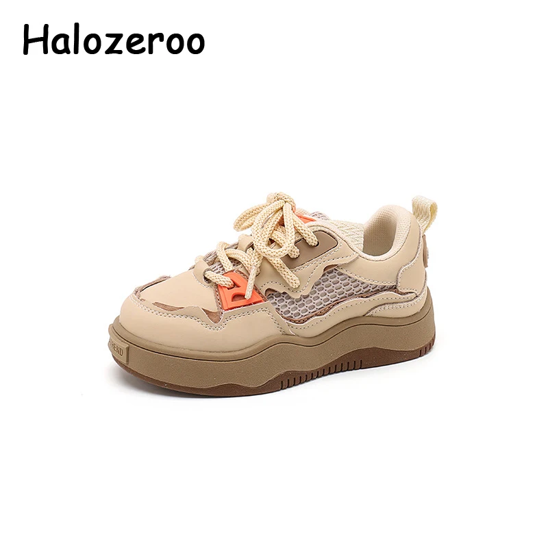 

Новинка, Детские повседневные кроссовки, кожаная обувь для маленьких девочек, детские брендовые массивные кроссовки, спортивные кроссовки для мальчиков, модные кроссовки на весну