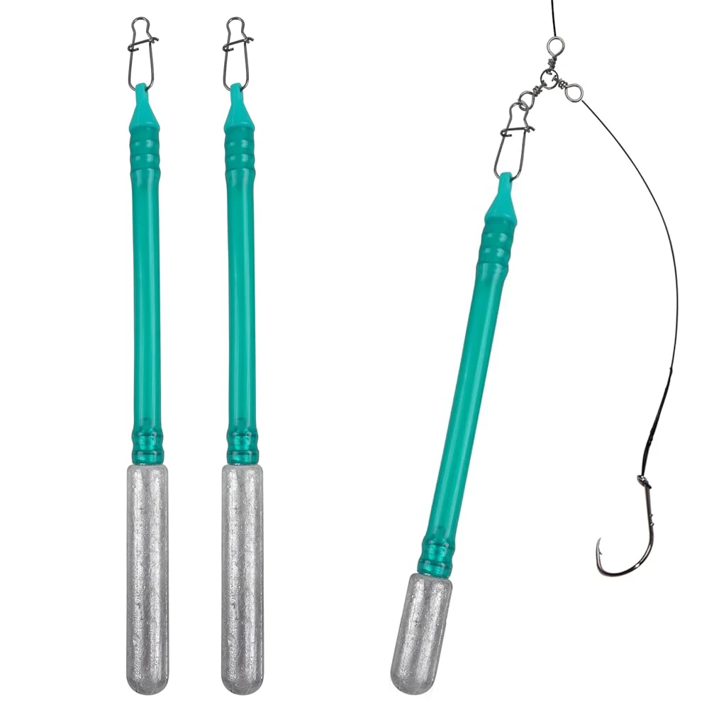 2 шт. грузила без зацепок для снизу прыгающие ловли сома скользящая палочка