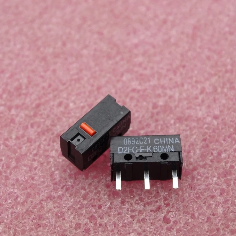 

Микропереключатель для мыши, красная точка, 60 м, щелчок мыши, микропереключатель, аксессуары для обслуживания мыши