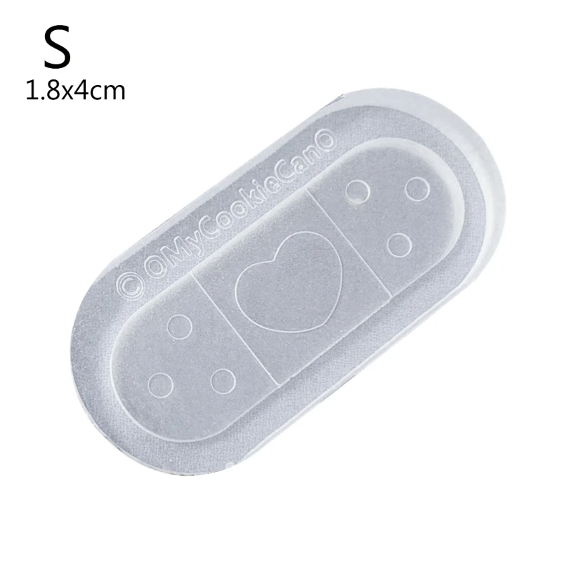 

Keychain Resin Molds Heart Shape Shaker Silicone Molds for DIY Keychain Necklace Jewelry Pendant