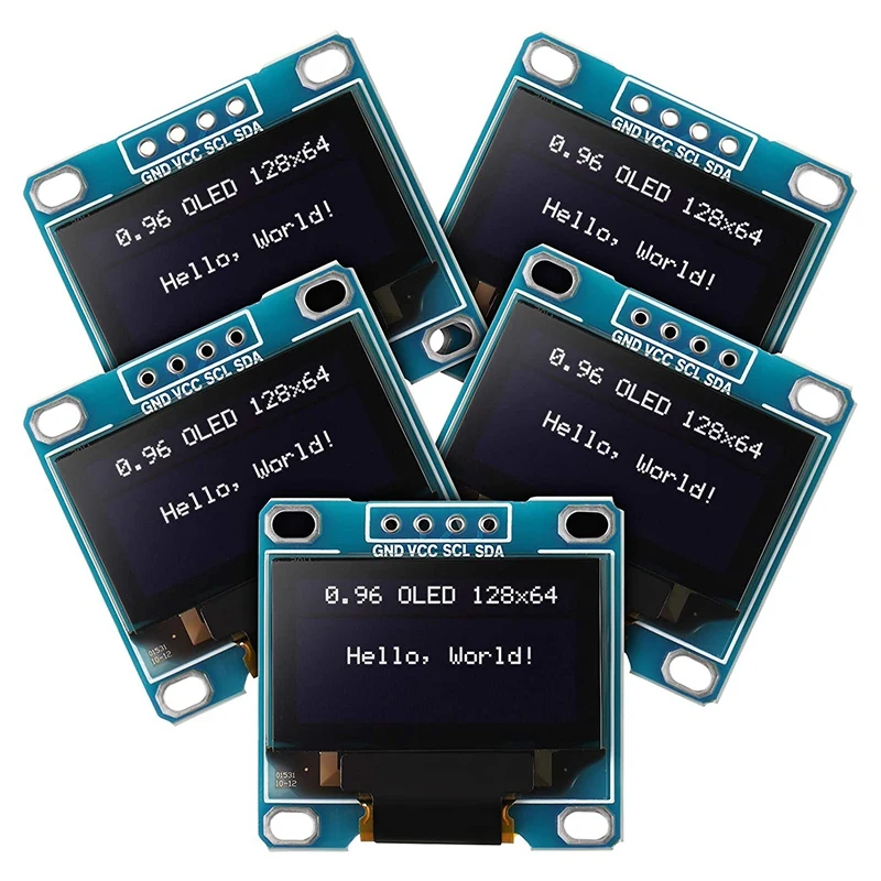 Модуль OLED 0 96 дюйма 128X64 SSD1306 драйвер IIC I2C последовательная самосветящаяся Плата