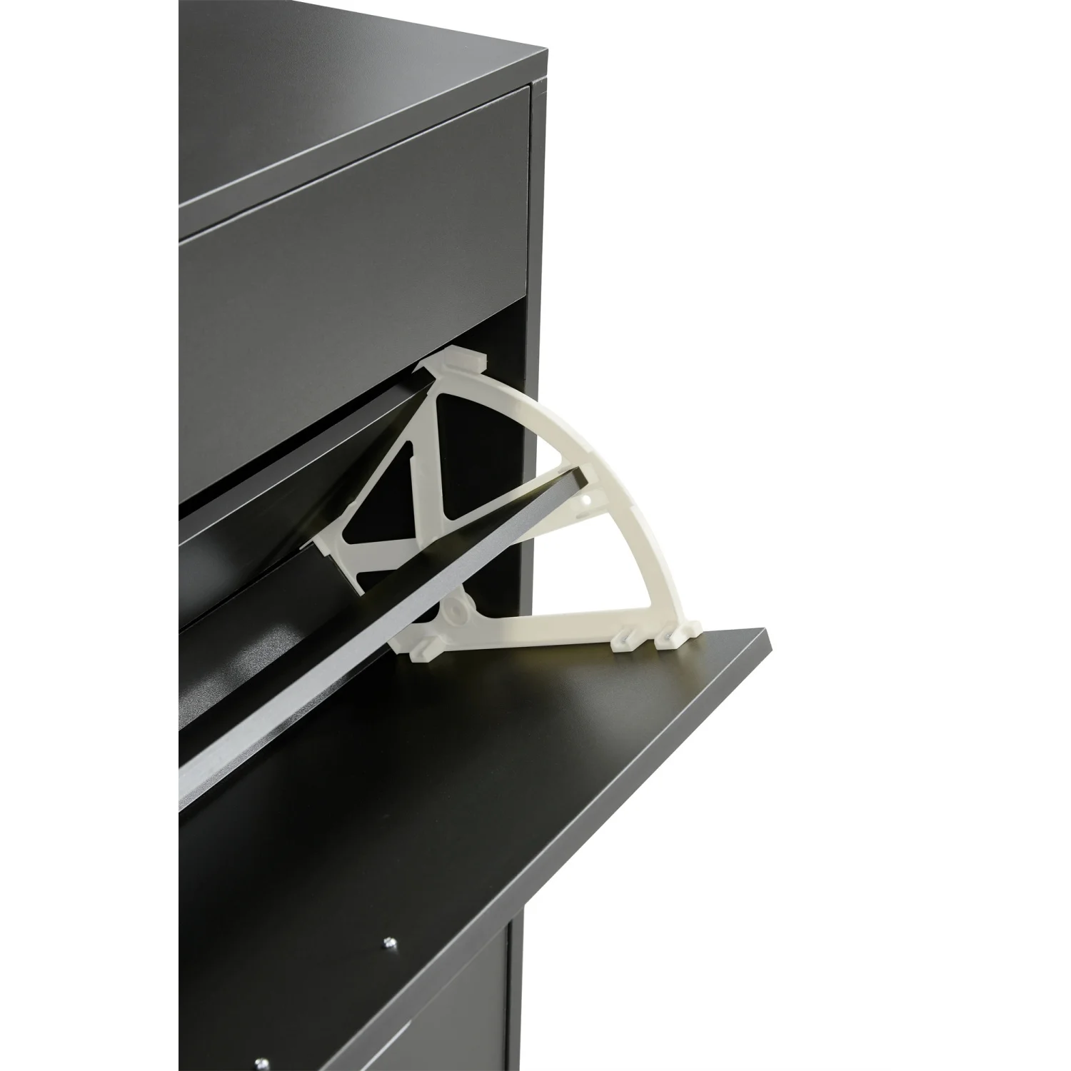 Шкаф для обуви Полки хранения Черный