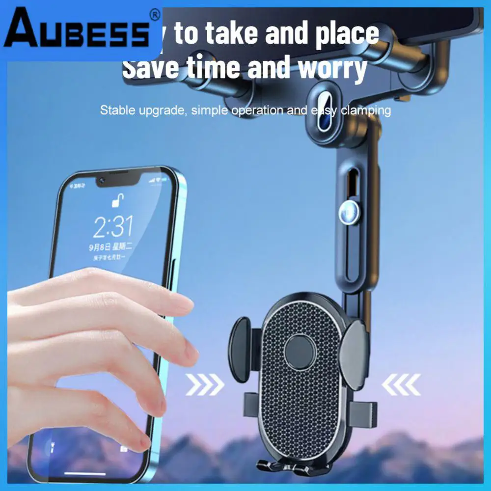 

Rearview Mirror Driving Recorder Bracket 360 Degree Rotation Foldable Adjustment Mobile Phone Support Multifunctional Anti-shake