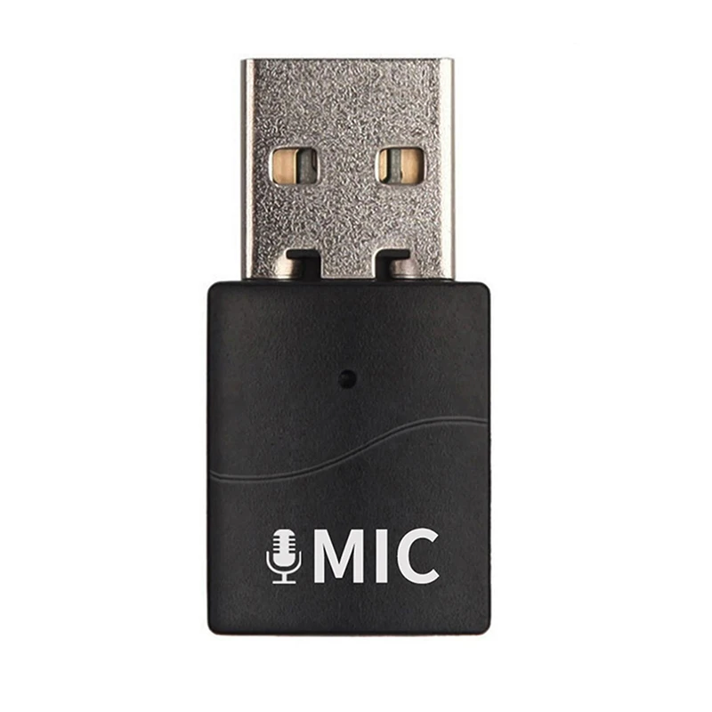 

USB 5.0 Bluetooth Audio Adapter Mini USB Computer Microphone for PC Speaker Wireless Connection