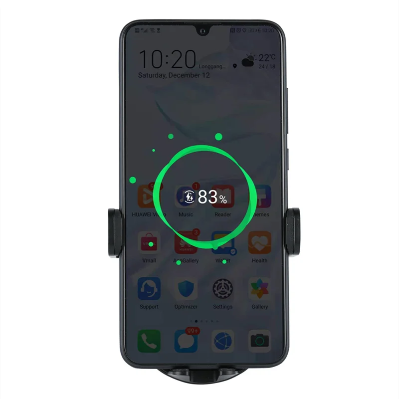 Kup Bezprzewodowa ładowarka Samochodowa Huawei SuperCharge 50W Max Inteligentny Montaż Czujnika Bocznego Podwójne ładowanie Szybka ładowarka 3D