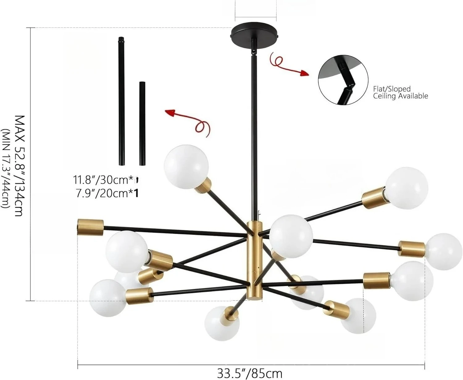 

Скандинавская светодиодная люстра, минималистичный подвесной светильник Magic Bean для гостиной, спальни, ресторана, отеля, светильники для внутреннего декора